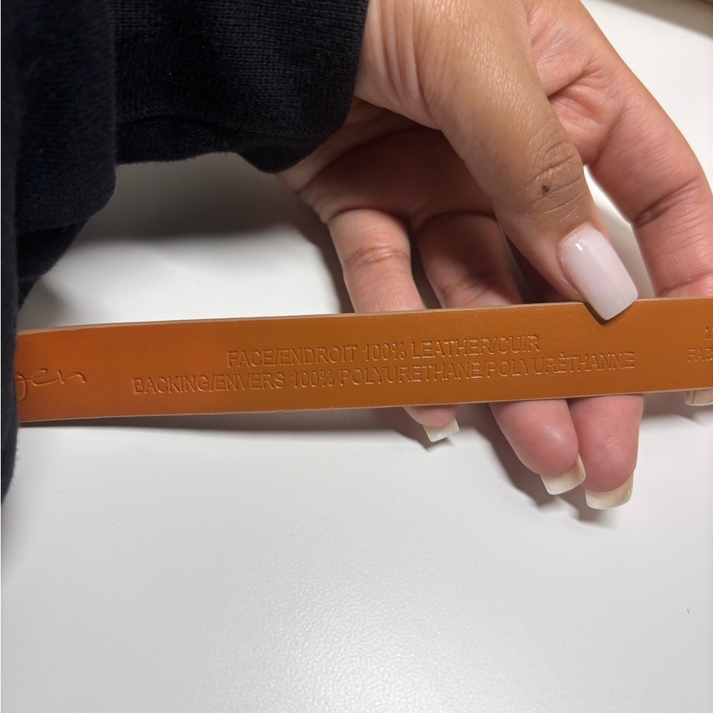 Nordstrom | Halogen Small Rose Gold Trouser Fit Belt | NWT - Picture 4 of 6